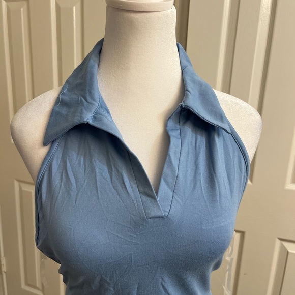 Fashion nova Mirabel Halter Top - Blue - Picture 4 of 7